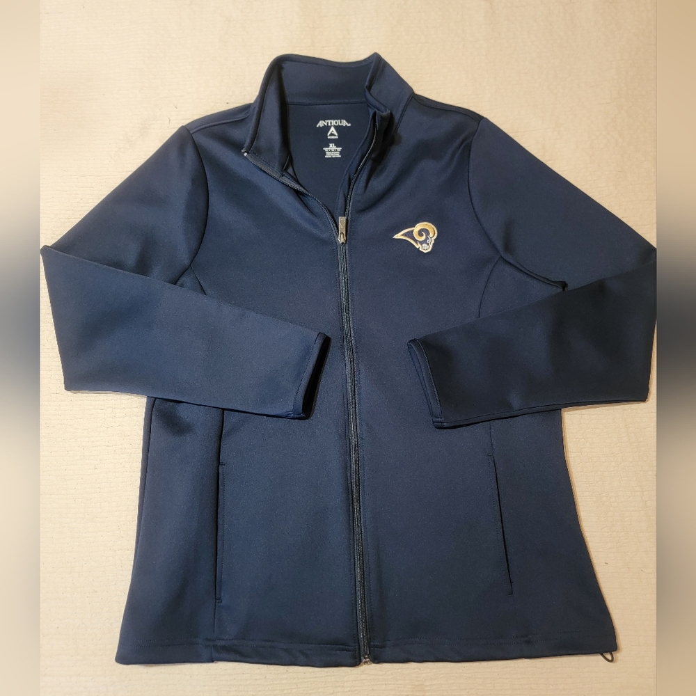 Antigua Navy Blue Full-Zip Jacket